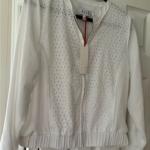 NEW W TAG ELLE BRIGHT WHITE JACKET